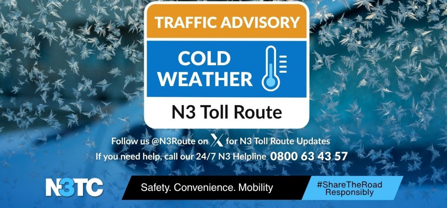Cold Weather advisory - Web header 28 July