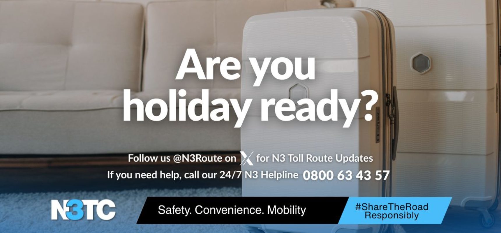 School Holiday Travel Advisory header white text