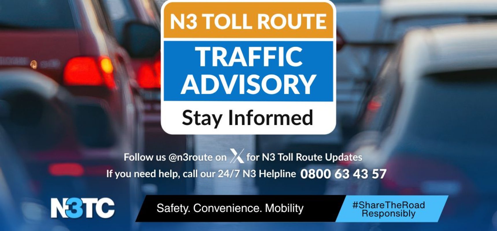 Traffic advisory - Web header 12 Jun